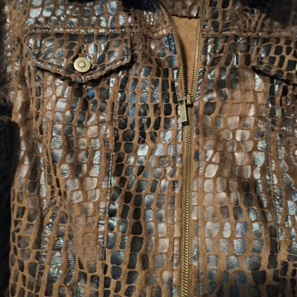 Ruby Rd. Large Petite Animal Print Jacket. - Picture 2 of 6